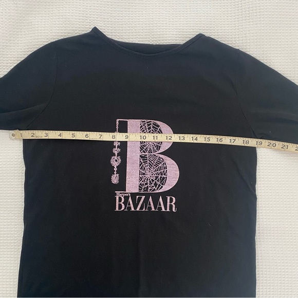 🟢 {3/$15} Harper’s Bazaar 3/4 Sleeve Tee - Picture 4 of 11